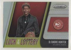 DE'Andre Hunter [Silver Prizm] #4 Basketball Cards 2019 Panini Prizm Luck of the Lottery Prices