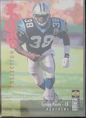 Tyrone Poole #U7 Football Cards 1995 Collector's Choice Update Prices