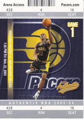 Ron Artest #60 Basketball Cards 2003 Fleer Authentix Prices