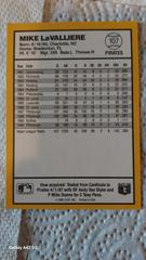 Back  | Mike LaValliere Baseball Cards 1990 Donruss Best NL