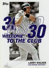 Larry Walker #WC-13 Baseball Cards 2023 Topps Welcome to the Club Prices