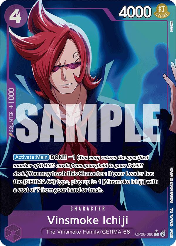 Vinsmoke Ichiji [Full Art PRB-01] OP06-060 One Piece Wings of the Captain