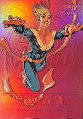 Captain Marvel [Ruby Red] #M-7 Marvel 2022 Ultra Avengers Medallion Prices