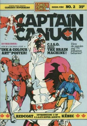 Captain Canuck #2 (1976) Cover Art