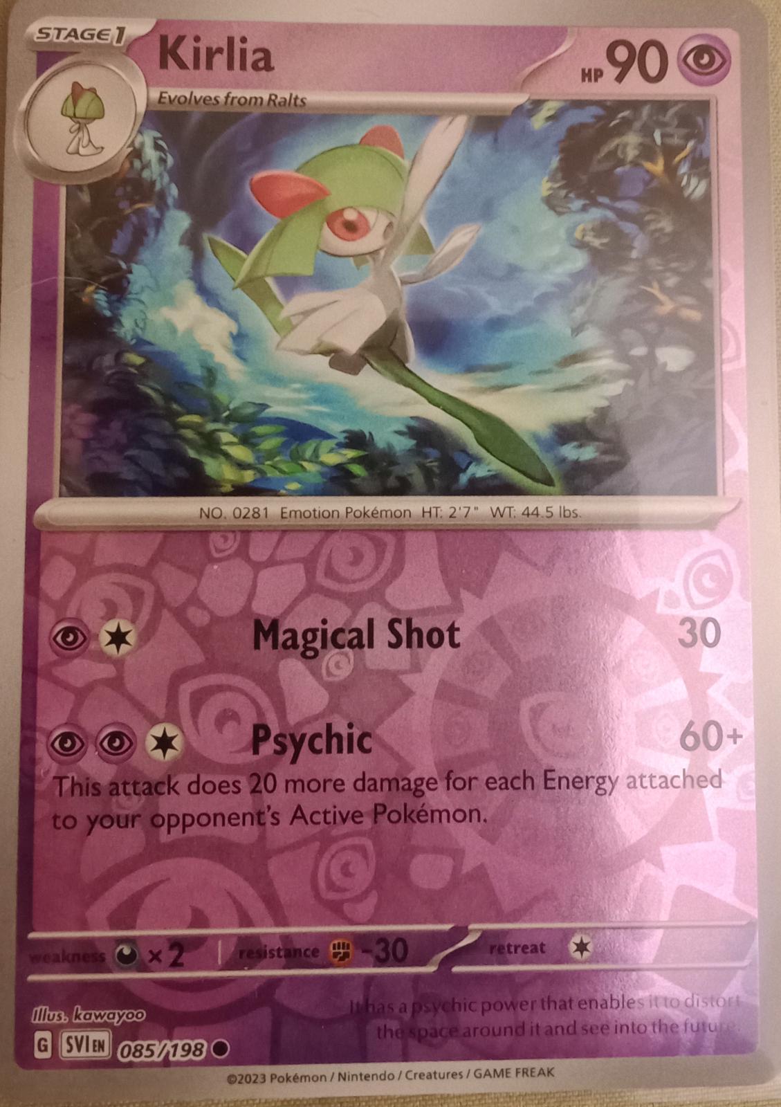 Kirlia [Reverse Holo] #85 Pokemon Scarlet & Violet