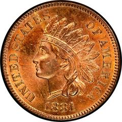 1881 Coins Indian Head Penny Prices