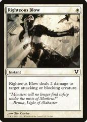 Righteous Blow [Foil] Magic Avacyn Restored Prices