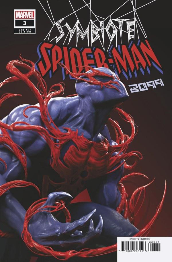 Symbiote Spider-Man 2099 [Grassetti] #3 (2024) Comic Books Symbiote Spider-Man 2099