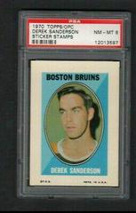 Derek Sanderson Hockey Cards 1970 Topps OPC Sticker Stamps Prices
