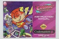 Cosmic Spacehead - Manual | Cosmic Spacehead Sega Game Gear