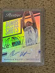 Brandon Wright Basketball Cards 2014 Panini Prestige Bonus Shots Autographs Prices