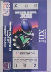 Super Bowl XIII #13 Football Cards 1990 Pro Set Super Bowl 160 Prices