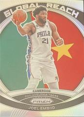Joel Embiid [Silver] #5 Basketball Cards 2023 Panini Prizm Global Reach Prices