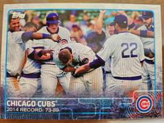Chicago Cubs #196 Baseball Cards 2015 Topps Prices