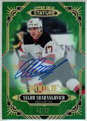 Yegor Sharangovich [Green Autograph] Hockey Cards 2020 Upper Deck Stature Prices