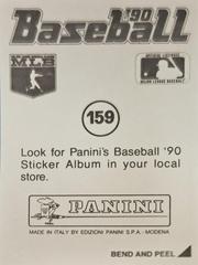 Back | Jeff Russell Baseball Cards 1990 Panini Stickers