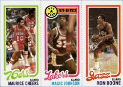 Cheeks, Johnson, Boone Basketball Cards 1980 Topps Prices
