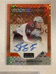 Shane Bowers [Orange Checkers] Hockey Cards 2020 O Pee Chee Platinum Rookie Autographs Prices