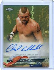 Chuck Liddell Ufc Cards 2018 Topps UFC Chrome Autographs Prices