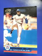 Homer Bush #437 Baseball Cards 2001 Pacific Prices