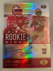 Trey Lance [Gold] #RS-TRL Football Cards 2021 Panini Illusions Rookie Signs Autographs Prices