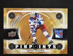 Artemi Panarin [Gold] #PP-6 Hockey Cards 2022 Upper Deck MVP Pinpoints Prices