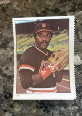 Vida Blue #61 Baseball Cards 1982 Fleer Stamps Prices