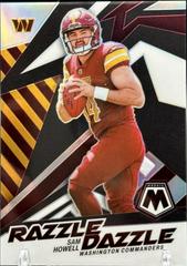 Sam Howell #RD-21 Football Cards 2022 Panini Mosaic Razzle Dazzle Prices