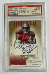 Marquise Walker [Autograph] #189 Football Cards 2002 Upper Deck Graded Prices