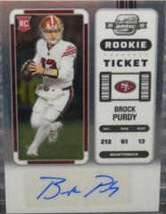 Brock Purdy [Rookie Ticket Autograph] Football Cards 2022 Panini Contenders Optic Prices