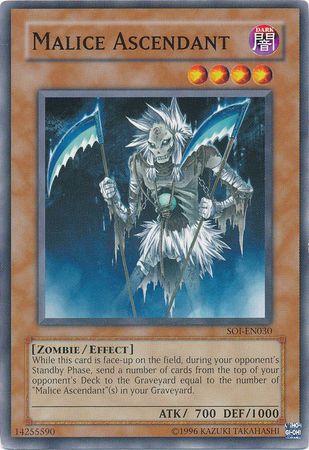 Malice Ascendant SOI-EN030 YuGiOh Shadow of Infinity