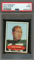 Bart Starr [Hand Cut] #21 Football Cards 1971 Bazooka Prices