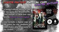 Corpse Factory [Kickstarter Limited Edition] PC Games Prices