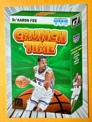 De'Aaron Fox #3 Basketball Cards 2023 Panini Donruss Crunch Time Prices