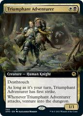 Triumphant Adventurer [Extended Art] Magic Adventures in the Forgotten Realms Prices