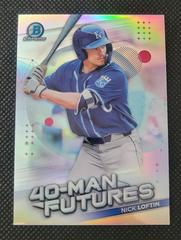 Nick Loftin Baseball Cards 2021 Bowman Chrome 40 Man Futures Prices