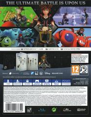 Box Cover (Back) | Kingdom Hearts III [Deluxe Edition] PAL Playstation 4