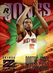 Dontae' Jones #152 Basketball Cards 1996 Skybox Z Force Prices