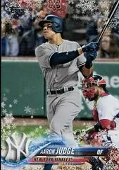 Aaron Judge #HMW-99 Baseball Cards 2018 Topps Holiday Mega Box Prices