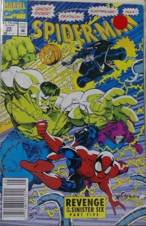 Spider-Man [Newsstand] #22 (1992) Comic Books Spider-Man