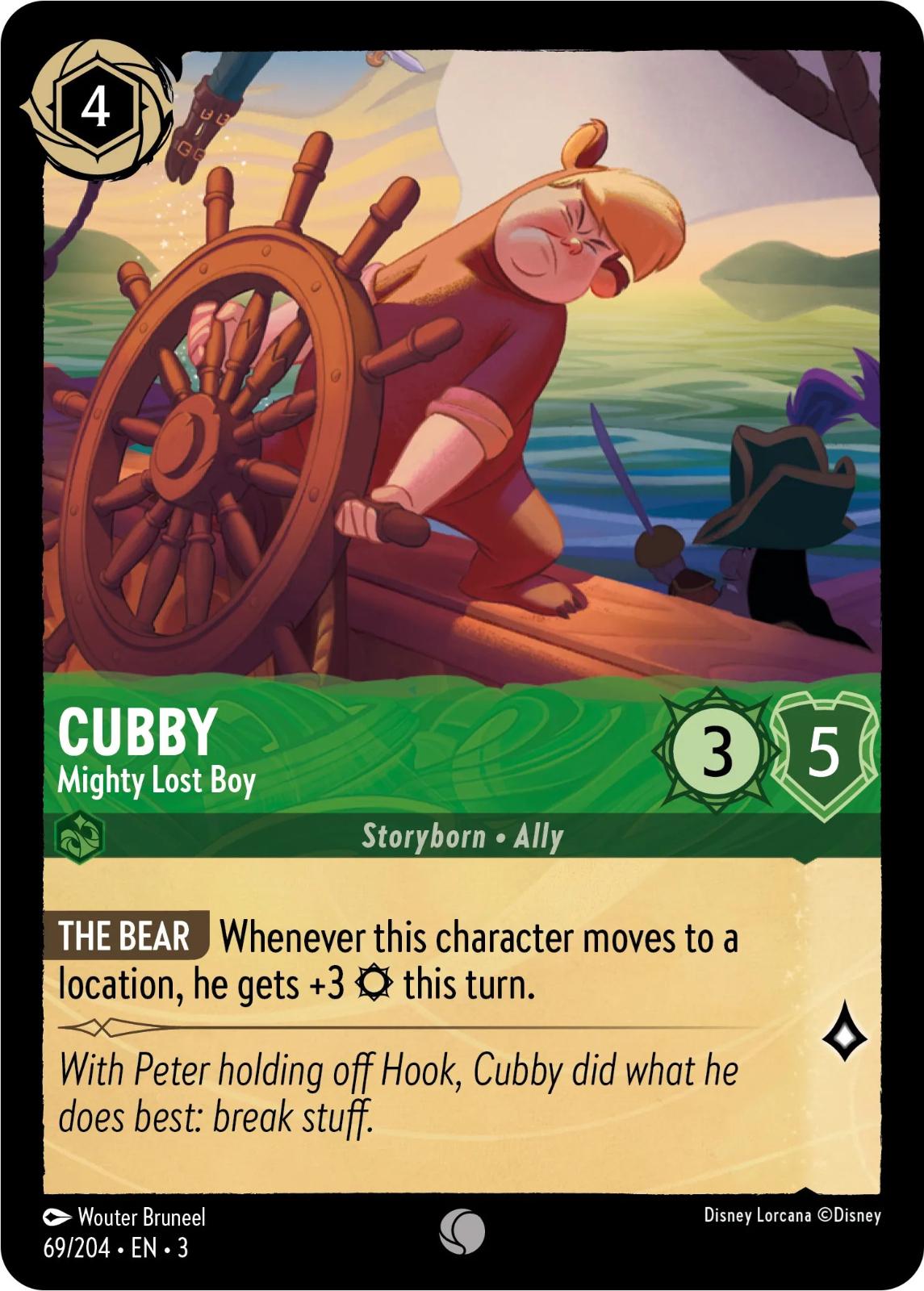 Cubby - Mighty Lost Boy #69 Lorcana Into the Inklands