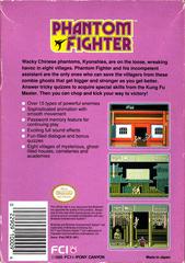 Phantom Fighter - Back | Phantom Fighter NES