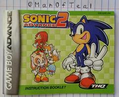 Manual  | Sonic Advance 2 GameBoy Advance