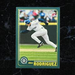 Alex Rodriguez [Retrofractor] Baseball Cards 2001 Topps Chrome Prices