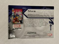 Back Of Card | Storm Marvel 2018 Masterpieces E-Pack Achievement