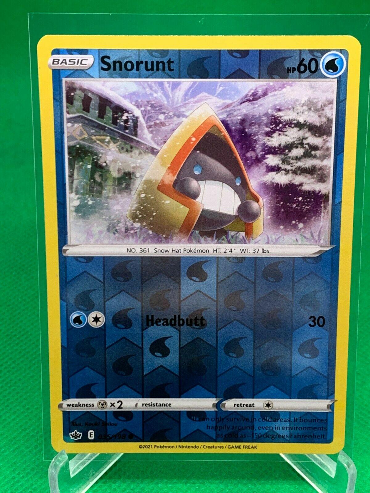 Snorunt [Reverse Holo] #35 Pokemon Chilling Reign