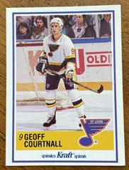Geoff Courtnall #9 Hockey Cards 1990 Kraft Prices