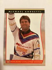 Michael Andretti [Marlboro Challenge] #46 Racing Cards 1992 All World Prices