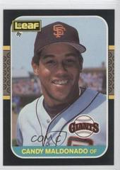 Candy Maldonado #216 Baseball Cards 1987 Leaf Prices