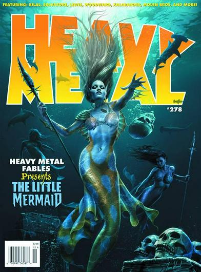 Heavy Metal [Mermaid Hunt] #278 (2016) Cover Art